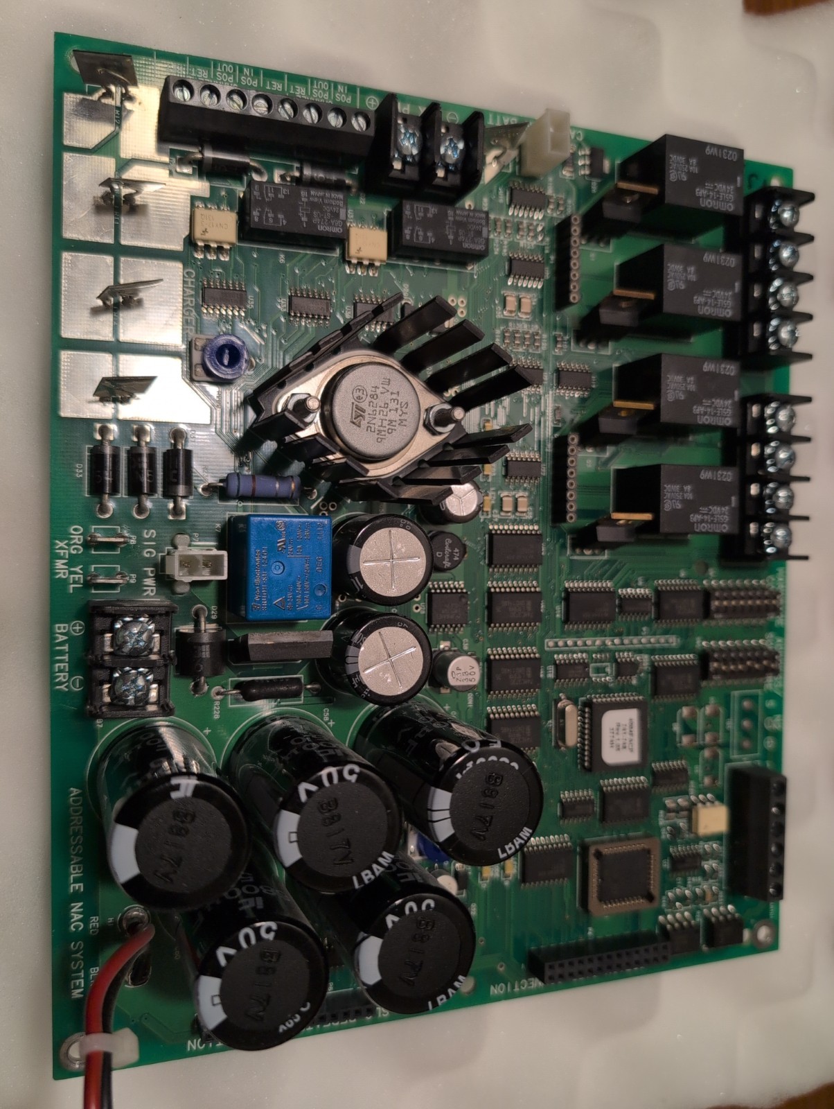 Simplex 565-771 Rev Q Addressable NAC System Board 4009-9201 CPU Card Untested