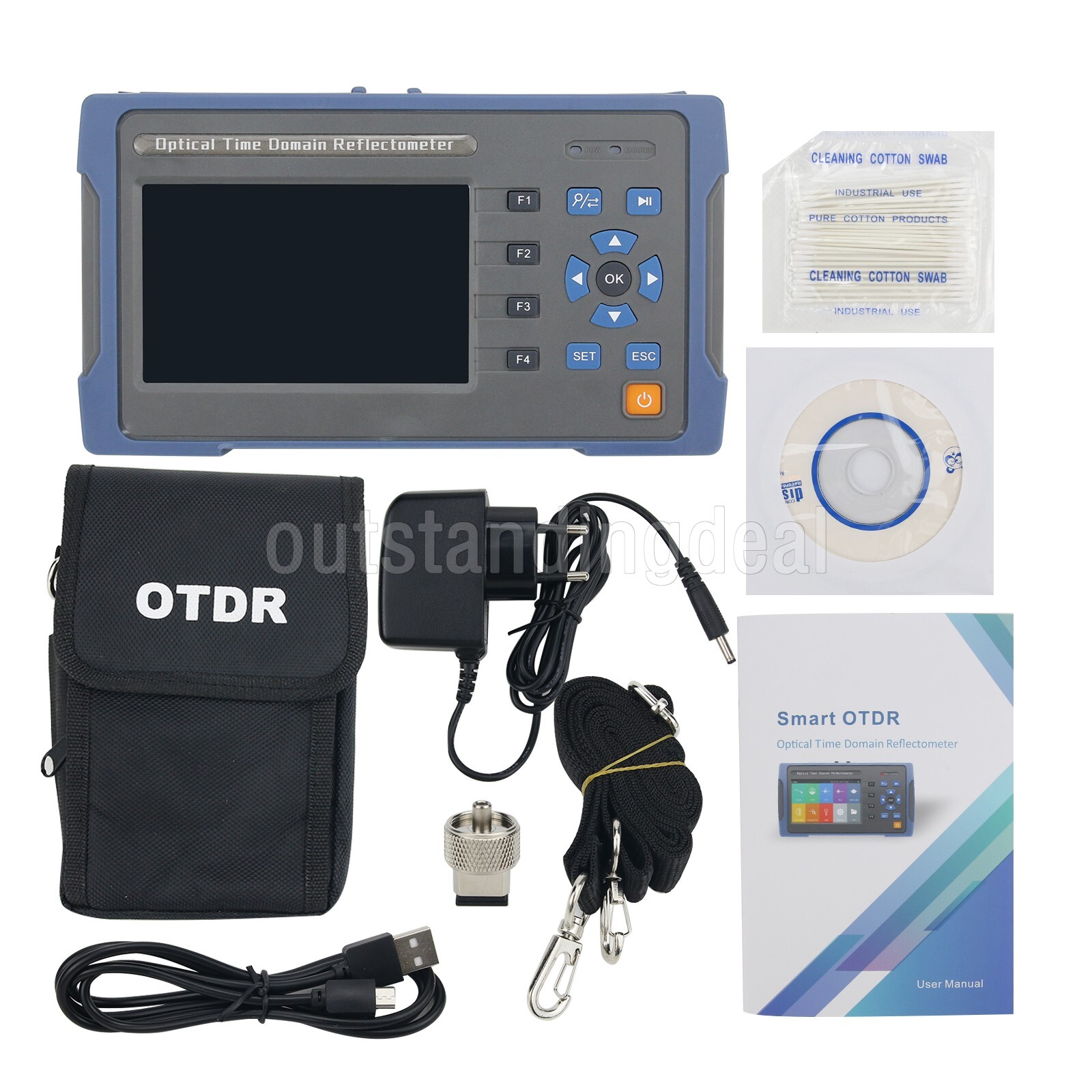TM291D Standard Optical Time Domain Reflectometer 1310/1550NM Touch Screen 60KM-