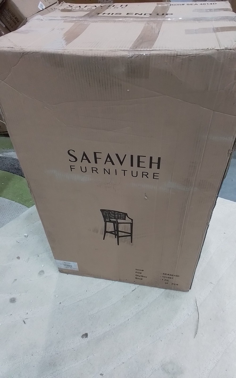Safavieh BRANDO BARSTOOL, Reduced Price 2172781558 SEA4014D