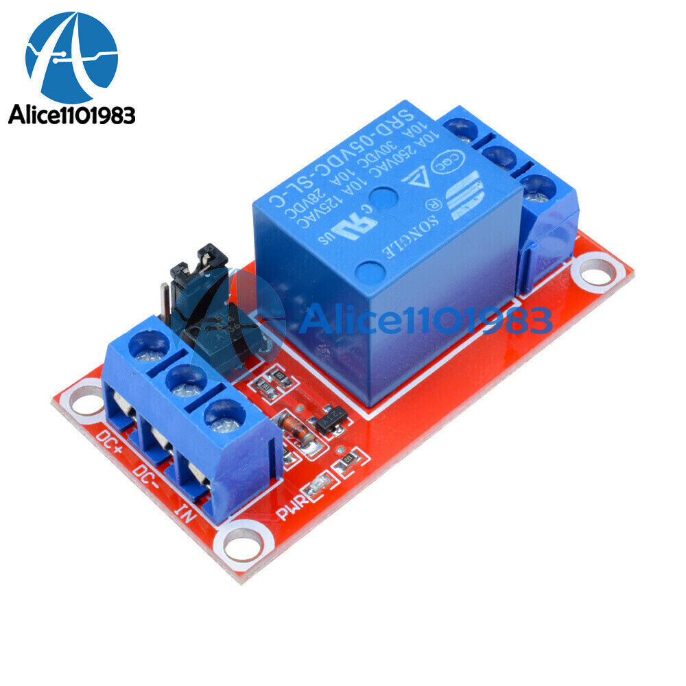 5V/9V/12V/24V 1/2/4 Channel Relay +Optocoupler Support High Low Level Trigger