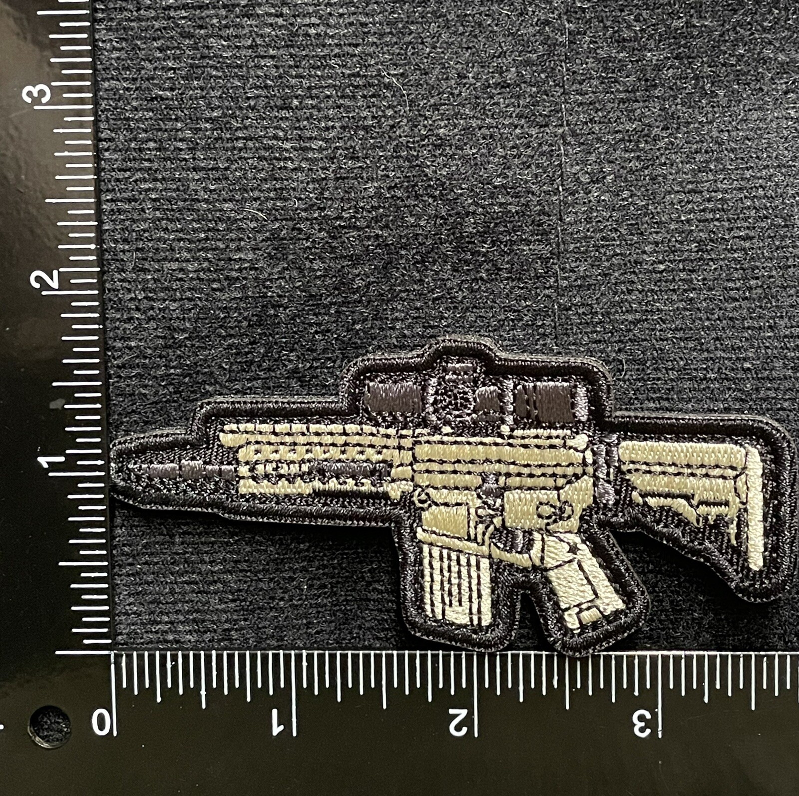 Sniper Rifle Patch 308 Gun Army Weapon COD Tactical Morale Hook Loop