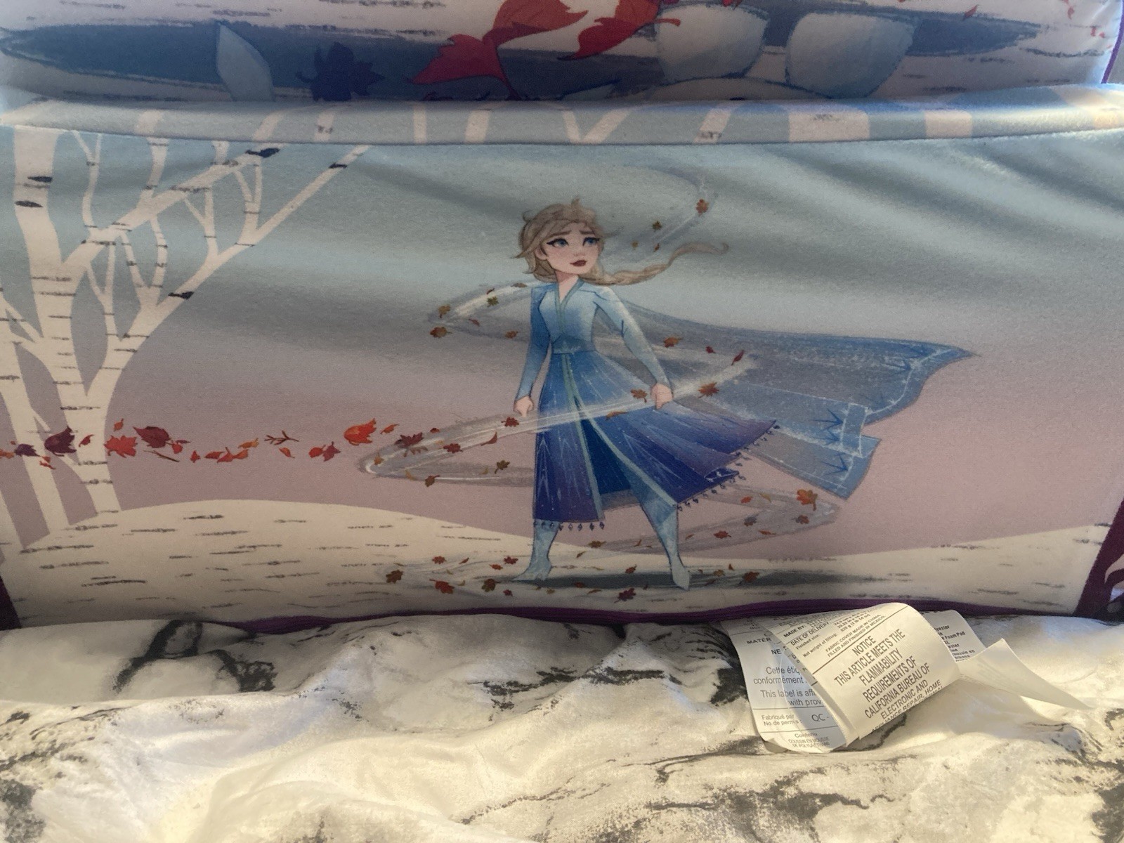Marshmallow Furniture Kids 2-In-1 Flip Open Foam Sofa Bed, Frozen 2 (Used)