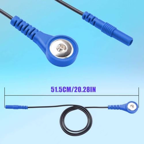 4 PCS Electrode Lead Wire Adapters 4 Colors Replacement Electrode Quick