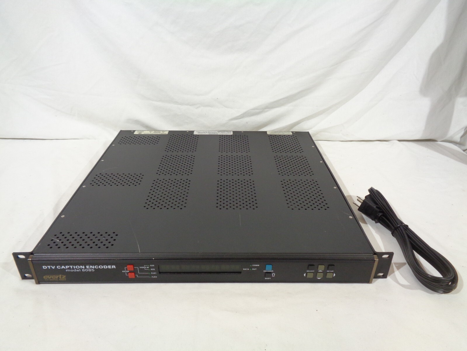 Evertz 8085 DTV Caption Encoder - Powers On, Unable To Further Test