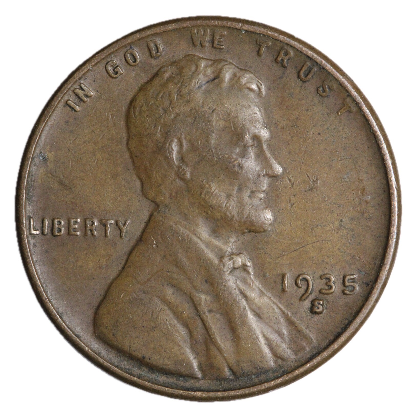 1935-S Lincoln Wheat Cent Penny Better Grade Complete Your Album!!