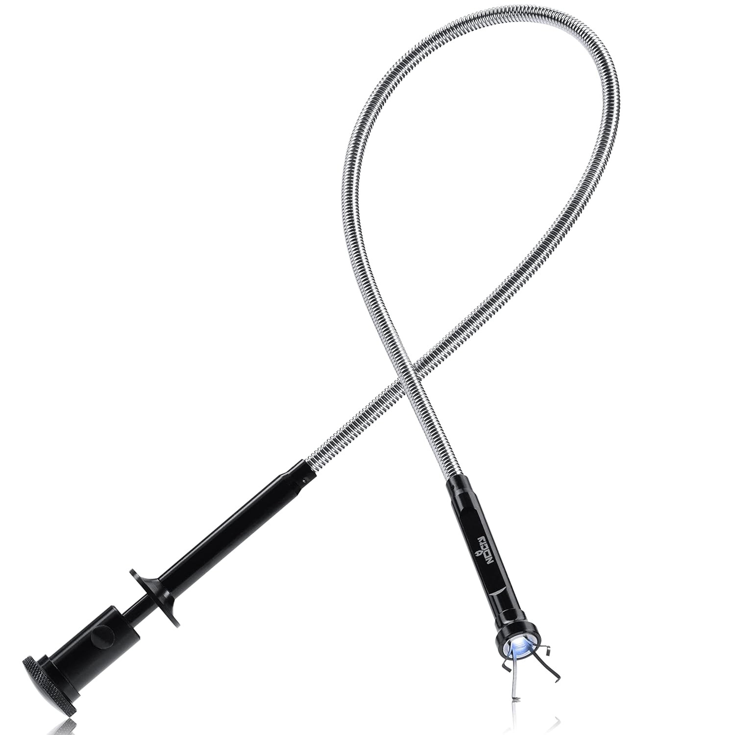 Magnetic Flexible Claw Grabber Pickup Tool with Bright LED Light - 27.7In Long M