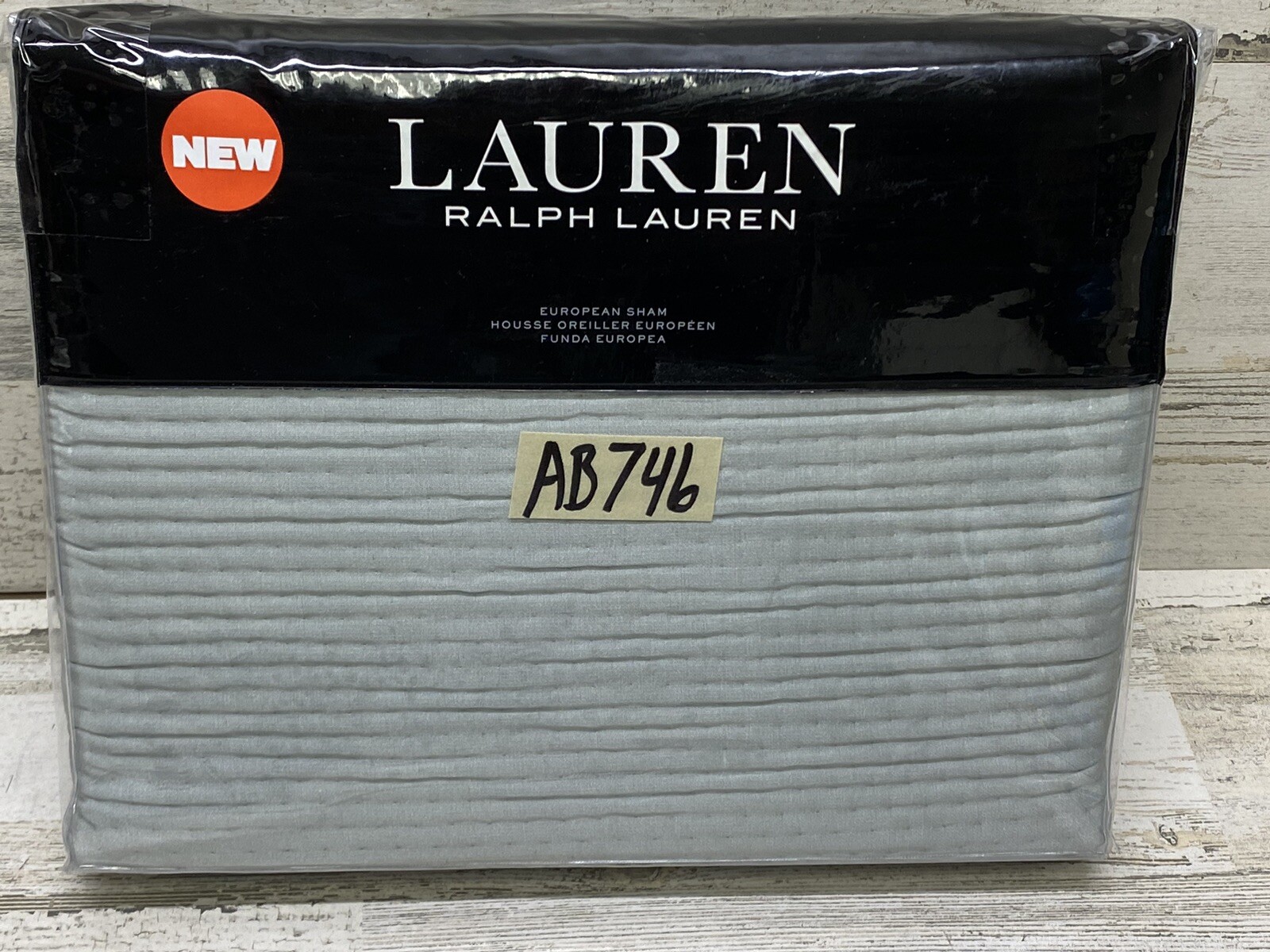 Ralph Lauren Spencer Matelasse Euro Sham Sage Green 26" x 26" New