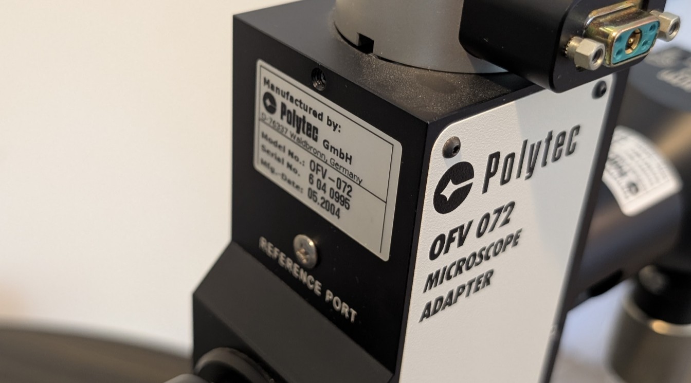 Polytec Microscope Scanning Laser Doppler Vibrometer Vibration Head