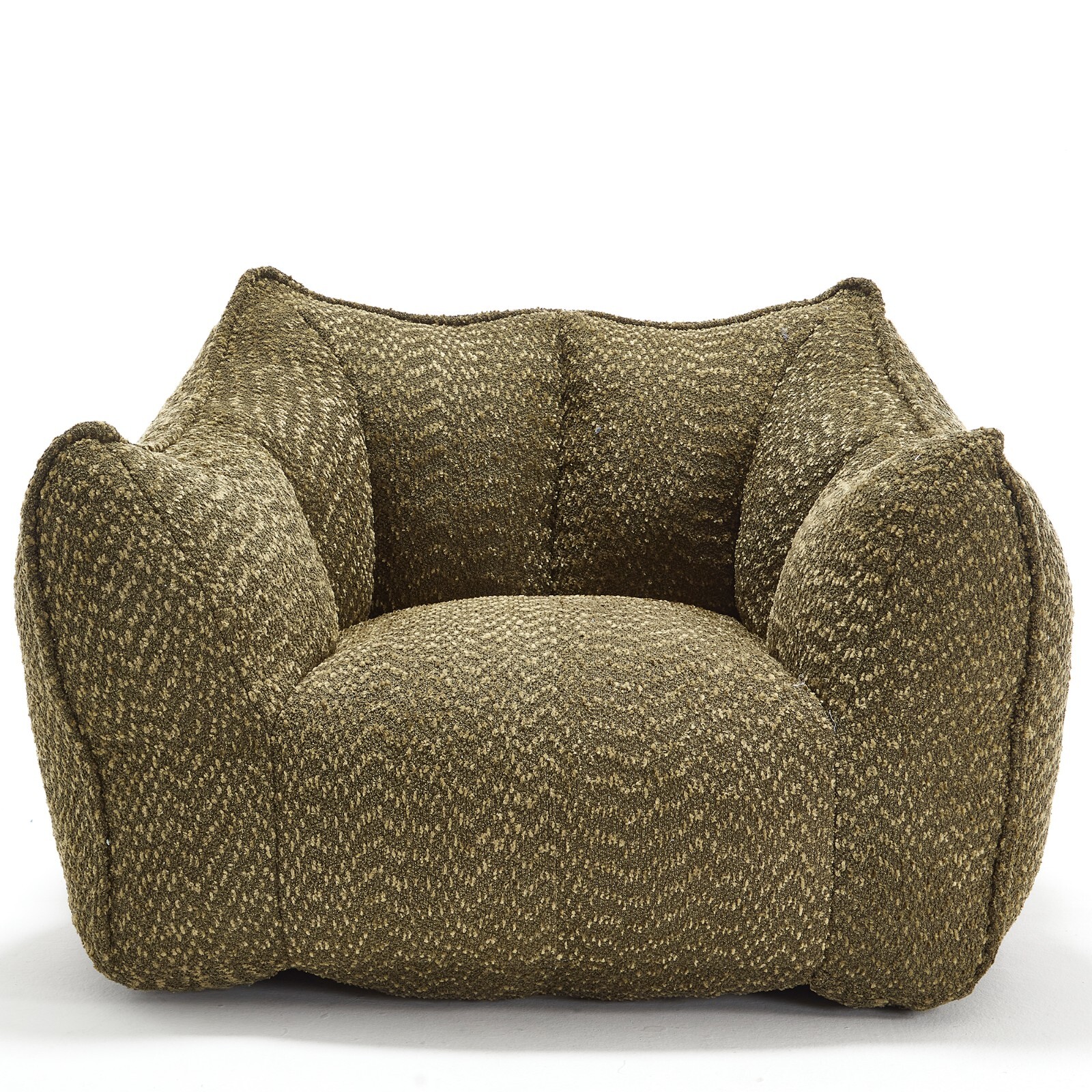 Sofa chairs with highly resilient foam for living rooms and bedrooms Olive Green
