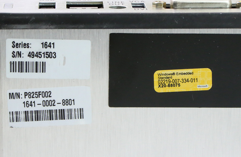 P825F002 Radiant P825 Stainless Steel Kitchen Display Controller