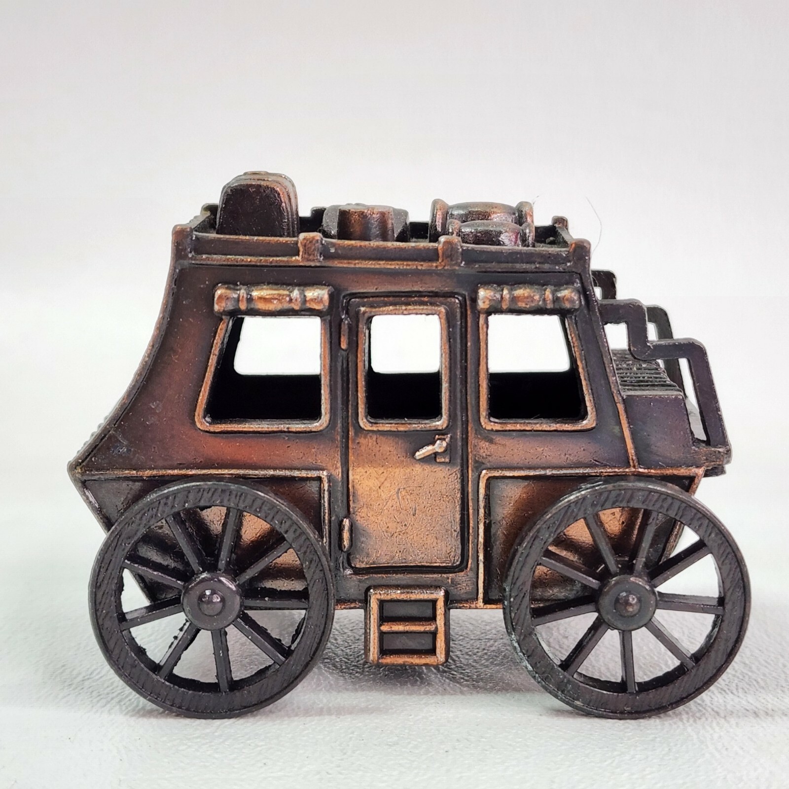 Vintage Die-Cast Bronze Stagecoach Antique Finish Collectible Pencil Sharpener