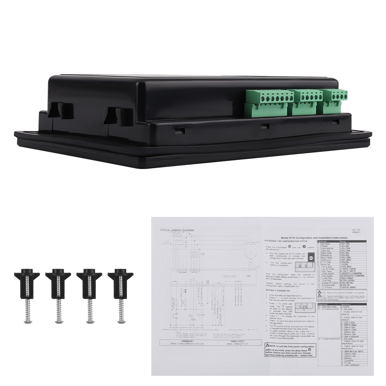 Generator Electronic Controller Control Module fit for  Automatic start DSE5110