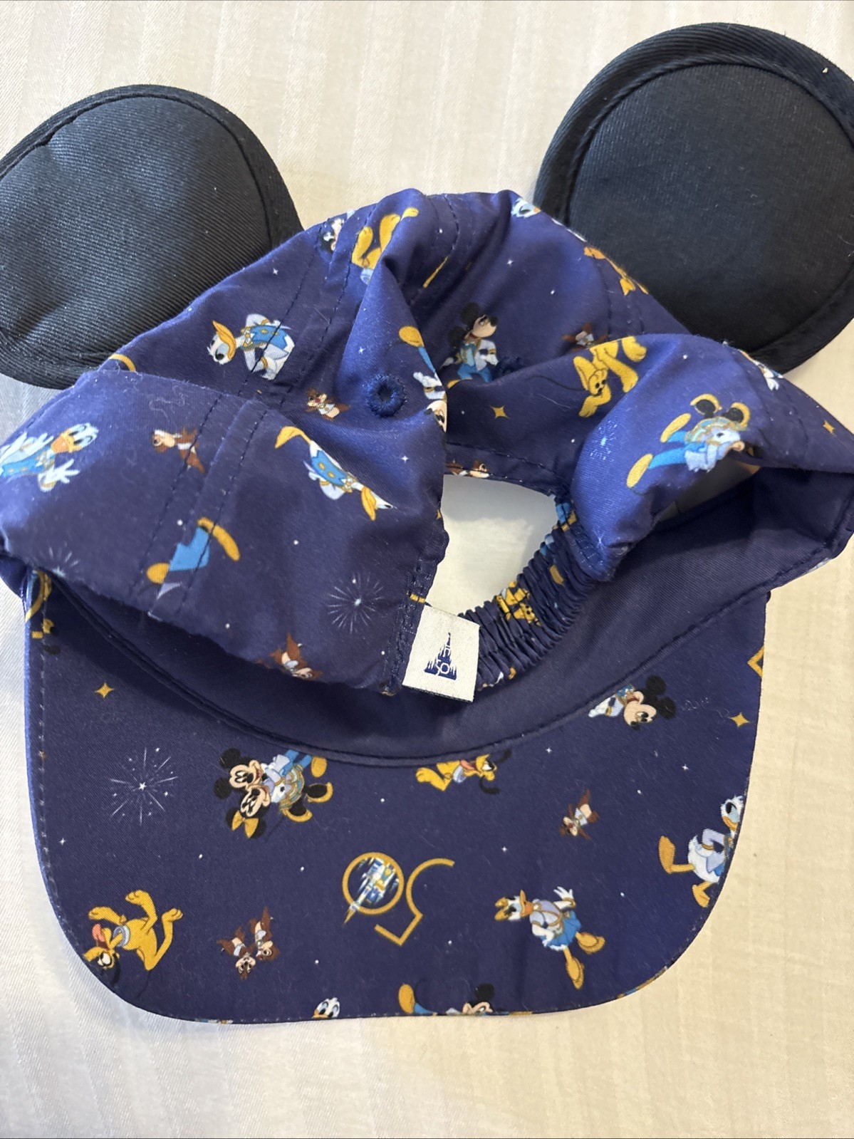 Walt Disney 50th Anniversary Character Ear Size Toddler Stretch Fit Baseball Hat
