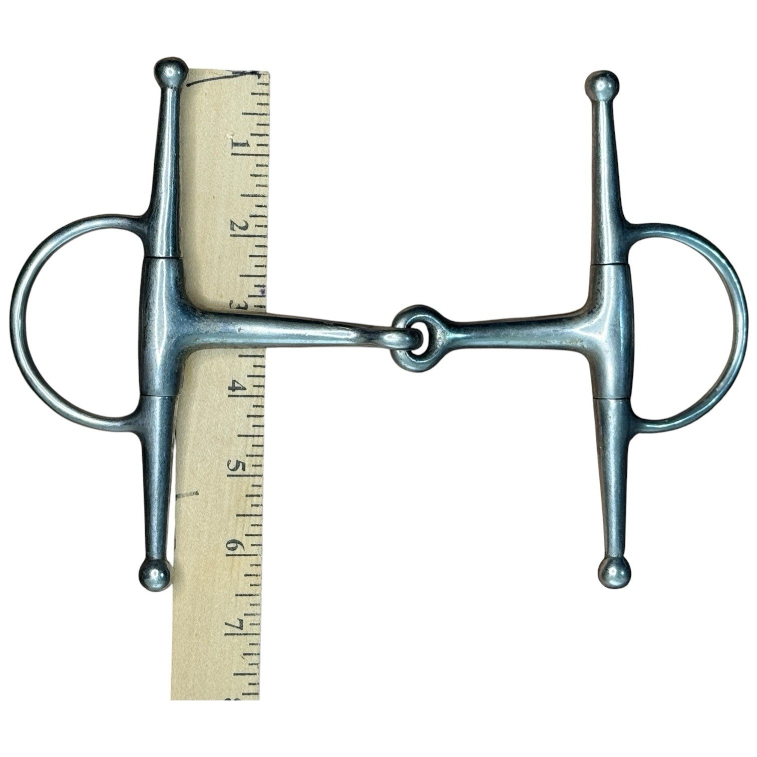 Stainless Steel Full Cheek Eggbutt Snaffle PLEASE See Pictures For Measurements