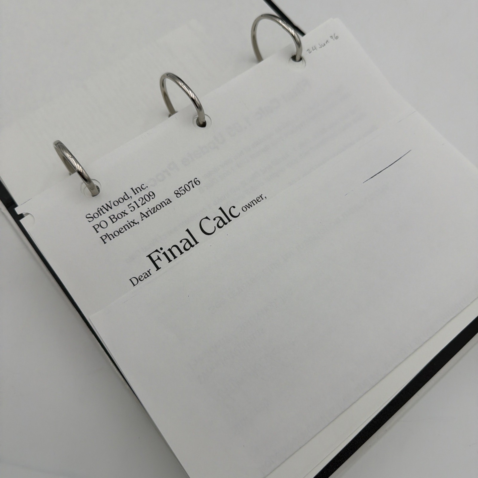 Final Calc Amiga Complete Box Binder Manual 4 Disks Tested SoftWood Spreadsheet