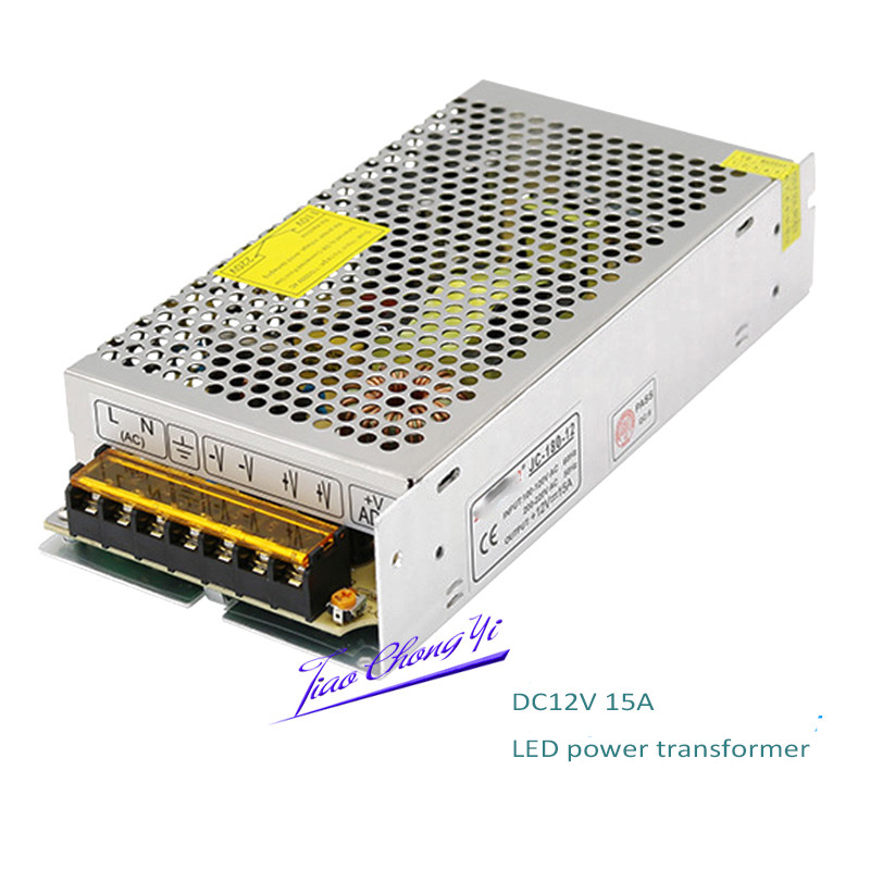 15A 180W lighting Transformers 110V 220VAC To 12V Switch Power For LED strip