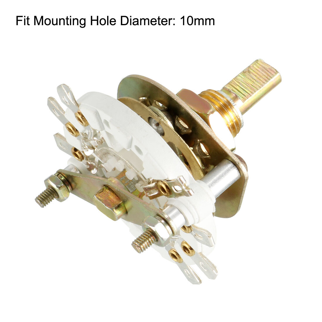 2 Pole 3 Position Selectable Single Deck Band Channel Rotary Switch