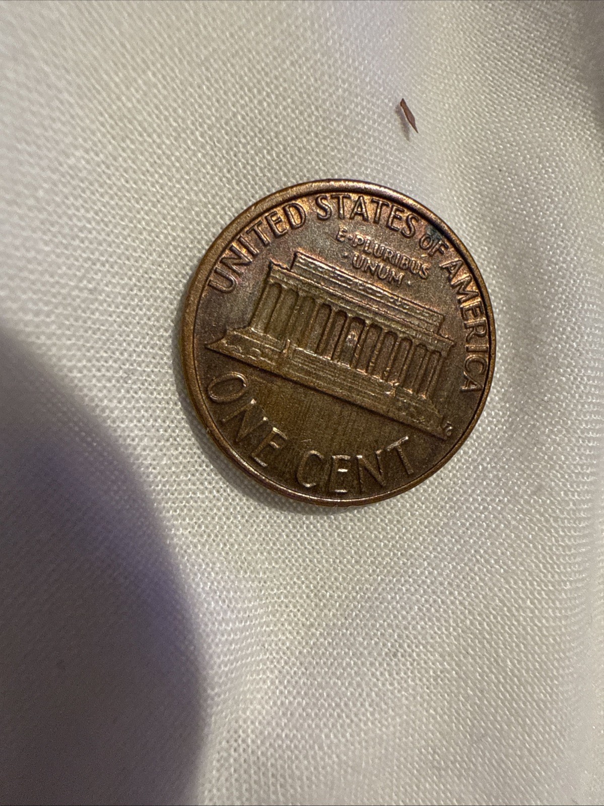 Rare 1981 Lincoln Memorial Penny Coin No Mint RD Obverse-Reverse Letters Errors