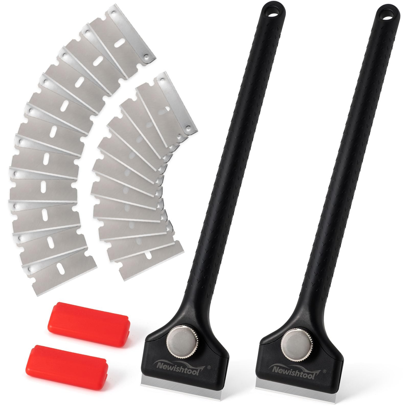 Long Handle Scraper Tool Kit includes 2 Pcs Razor Blade Scraper and 20 PCS 1....