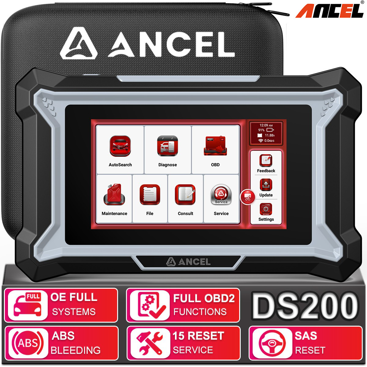 Car OBD2 Scanner Diagnostic Tool All System Check Engine Code Reader ABS SRS DPF