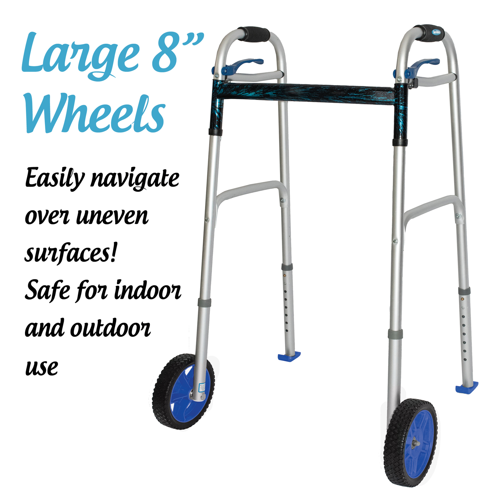 Off-Road Walker 8 Inch Wheel Kit with FREE FlexFit Ski Glides
