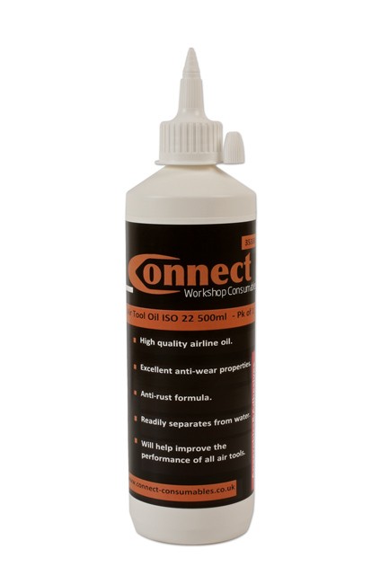 CONNECT 35330 Air Tool Oil Professional Compressor Lubricant ISO 22 500ml