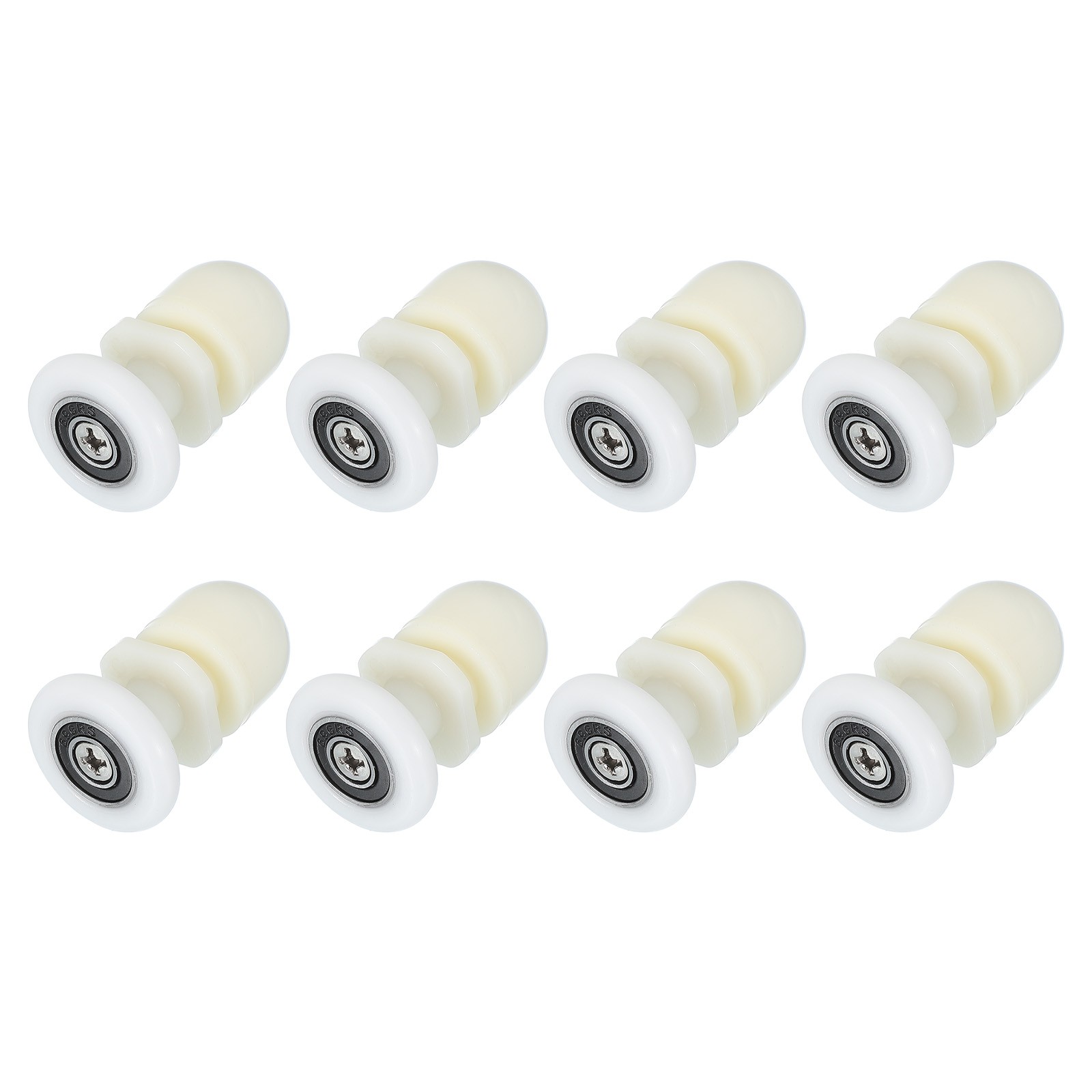 8 Pcs 25mm Shower Door Rollers Wheels Replacement White