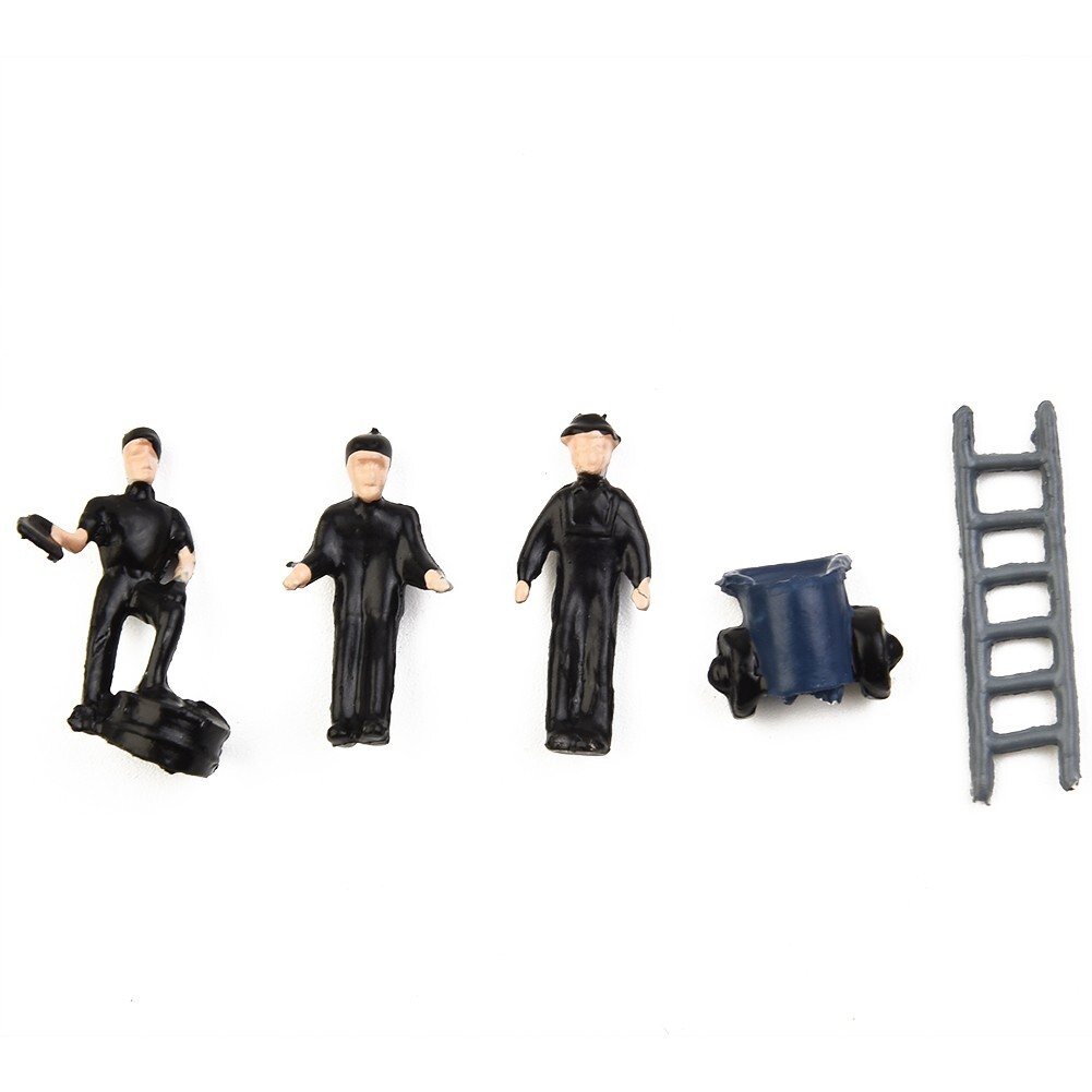 27Pcs/Set Model Train Railway Worker People Figures Diorama Layout Scale 1:87.