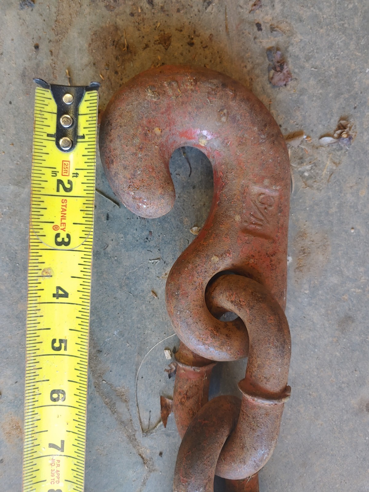 2 Vintage Winch lead chains a668