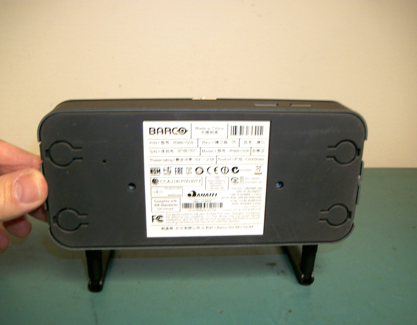 BARCO Model# R9861008 ClickShare CSM-1 Wireless Presentation System
