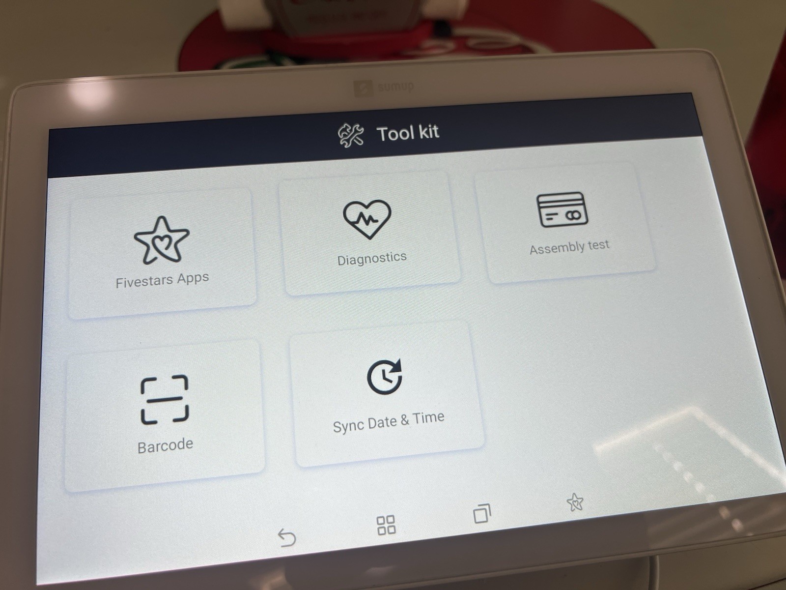 SumUp POS Customer Touchscreen Terminal White - No Card Reader