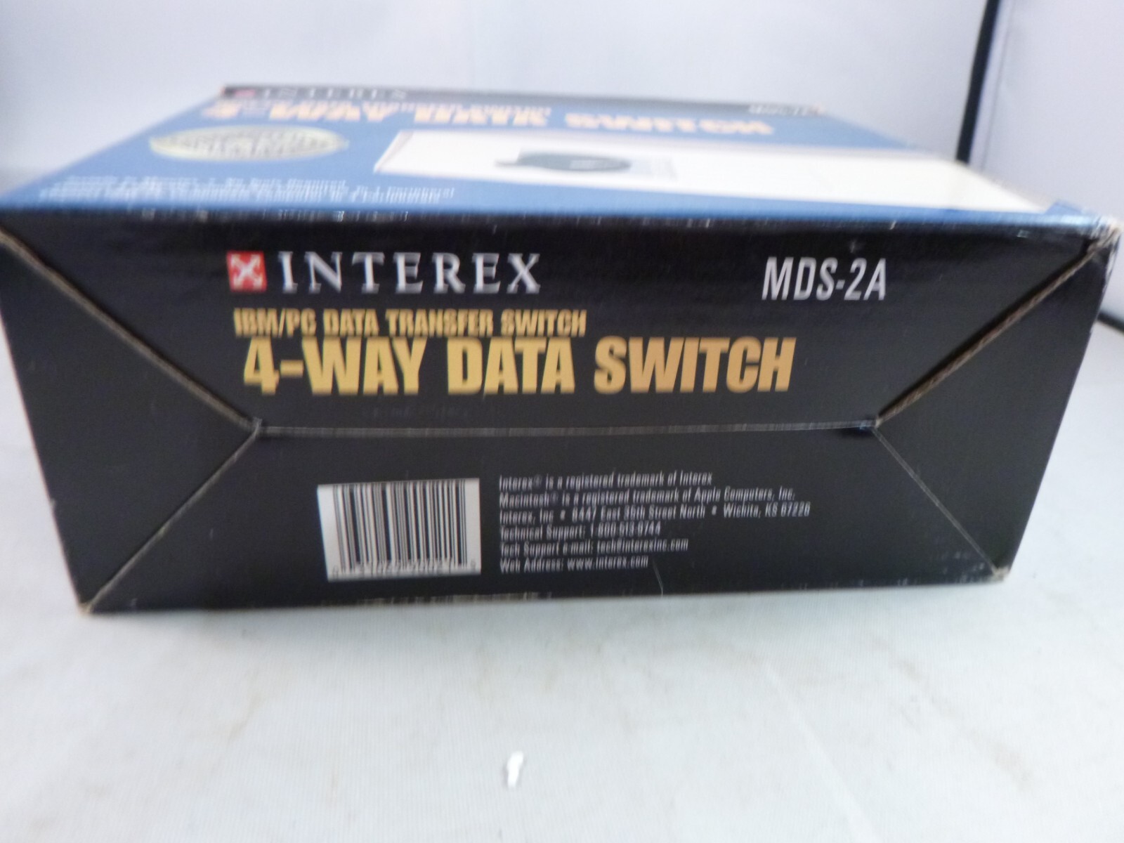 Interex IBM/PC Data Transfer 4-Way ABCD Switch MDS-2A IBM/PC