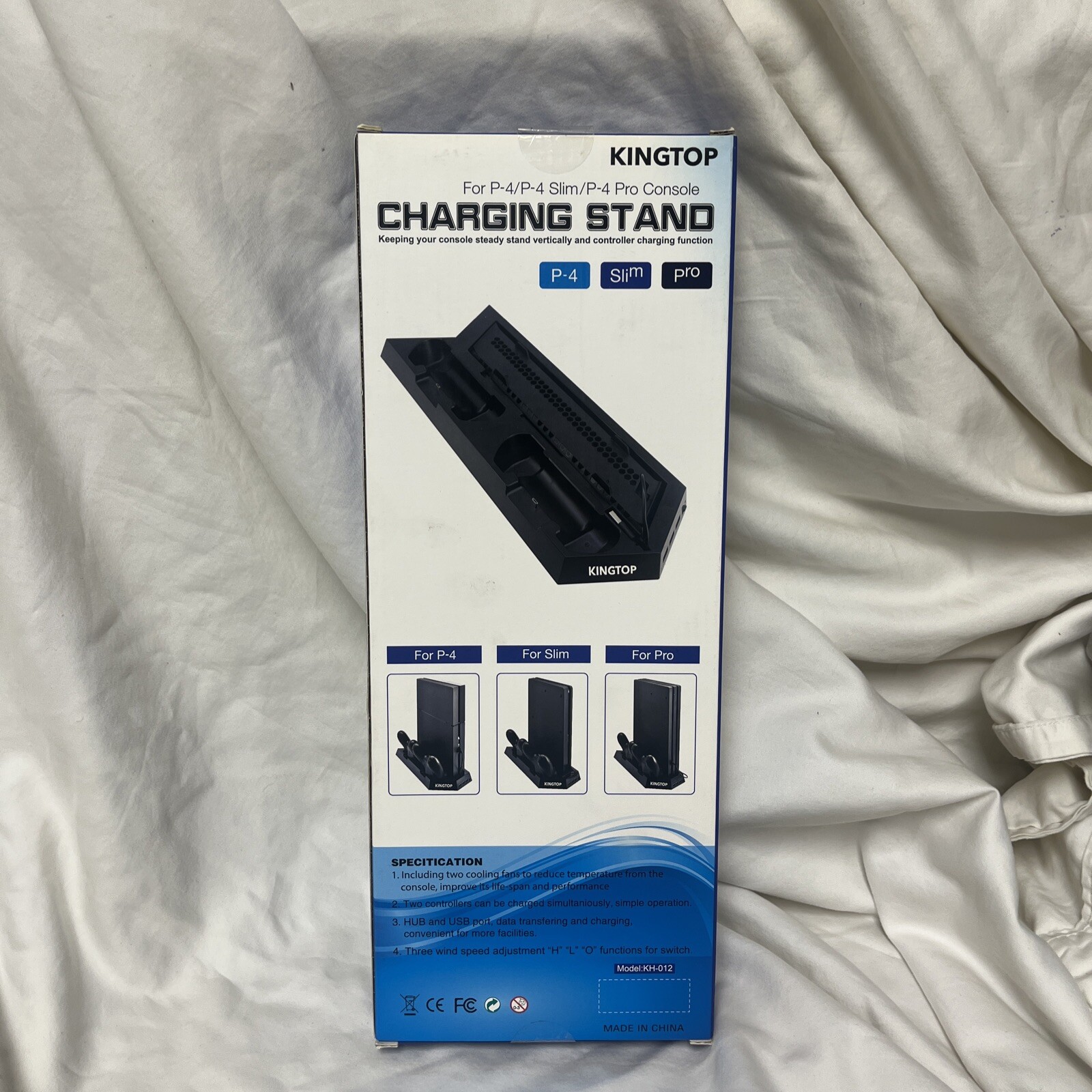 Kingtop Charging Stand PlayStation 4 Slim PlayStation Pro Console  Model KH-012