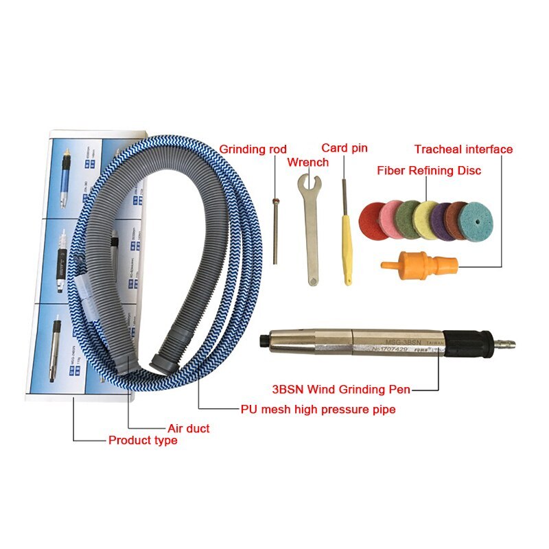 MSG-3BSN Pneumatic Grinding Pen Pneumatic Wind Grinding Machine Engraving