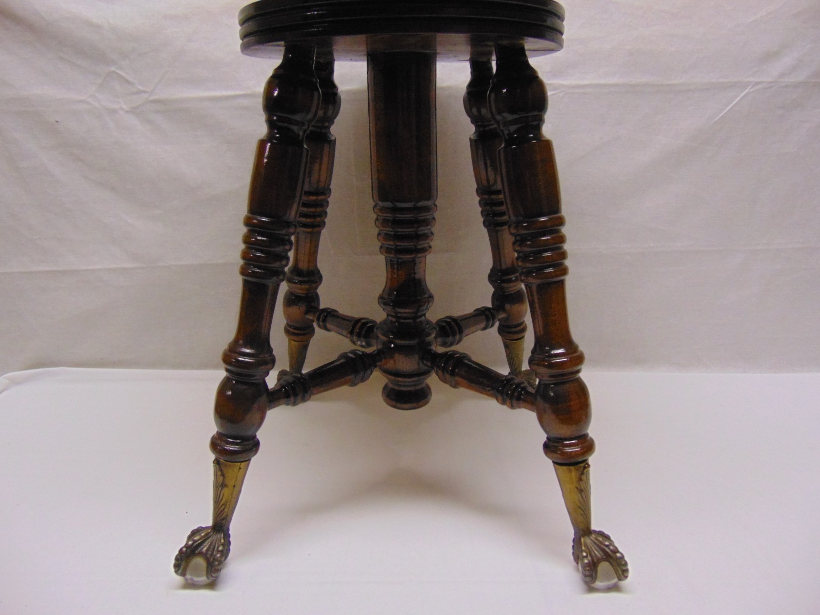 Antique Tonk Piano Stool Ball & Claw