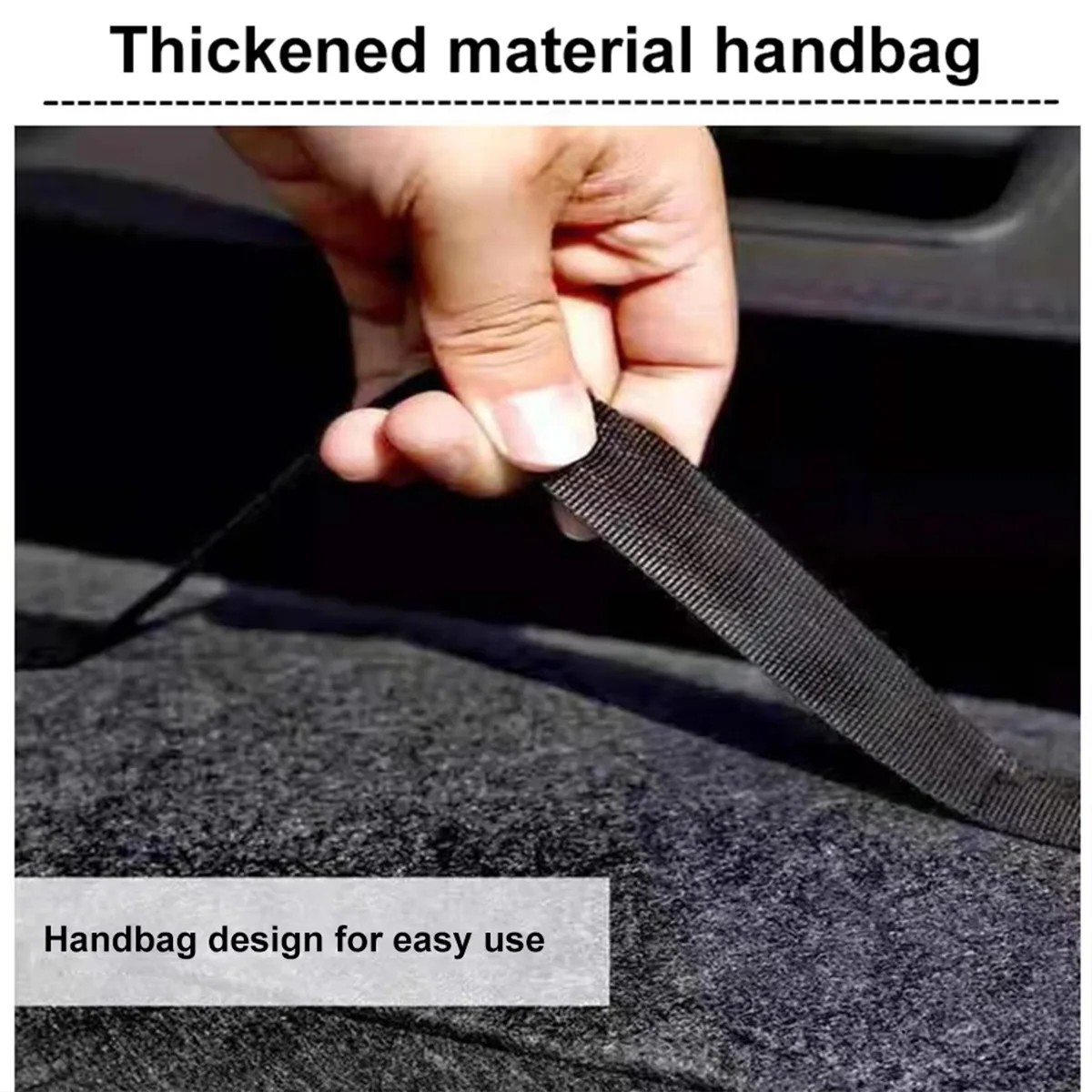 Large Capacity Soft Felt Car Storage Box
