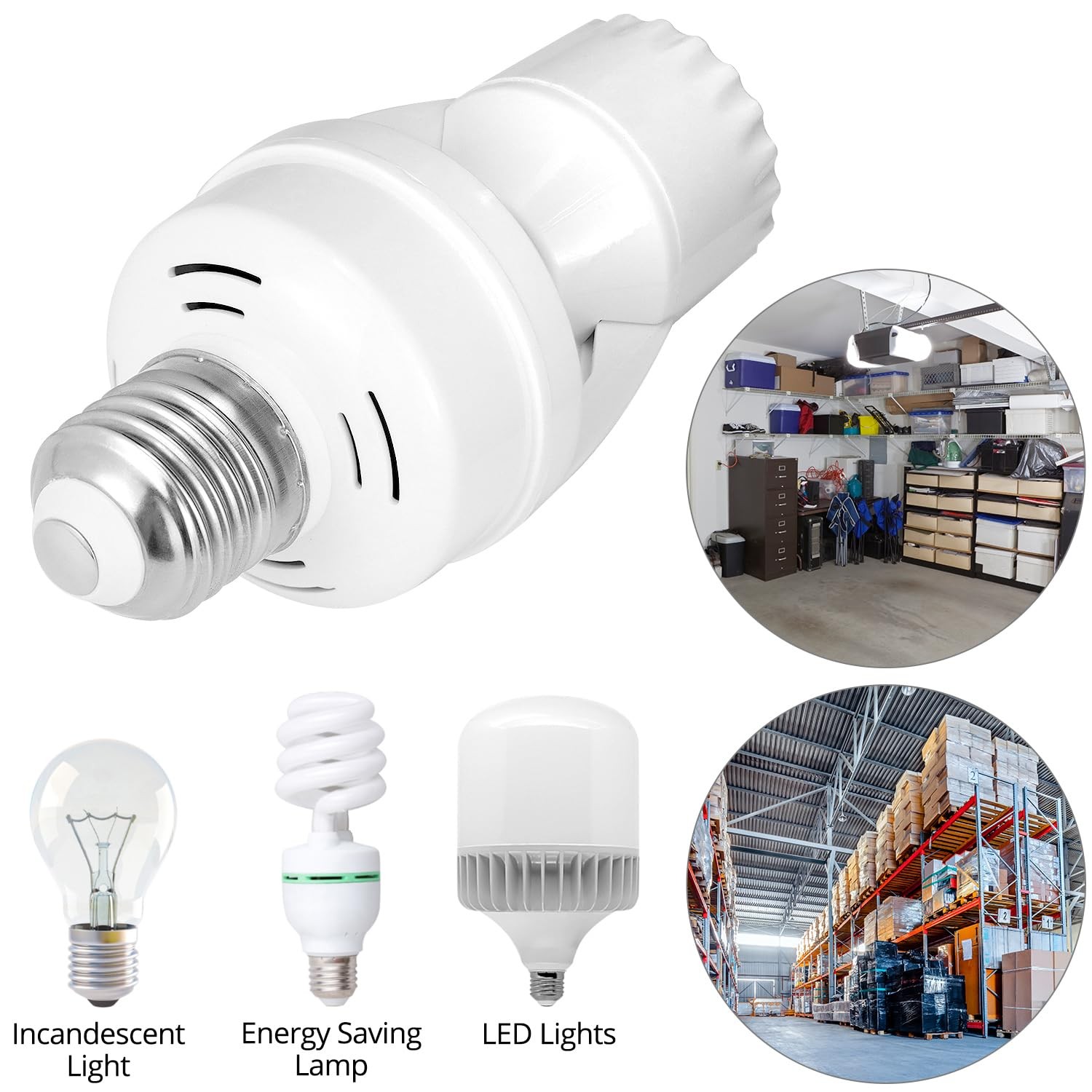 Motion Sensor Light Socket E26/E27 PIR Motion Activated Socket 60W Max