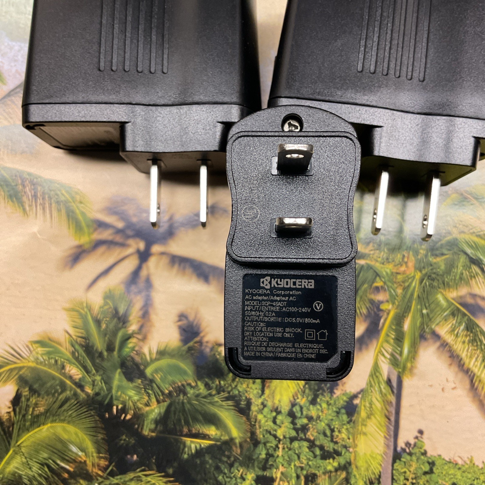 LOT OF 5 GENUINE OEM Kyocera SCP-45ADT AC Adapter - Black 5V 800mA ADAPTER ONLY