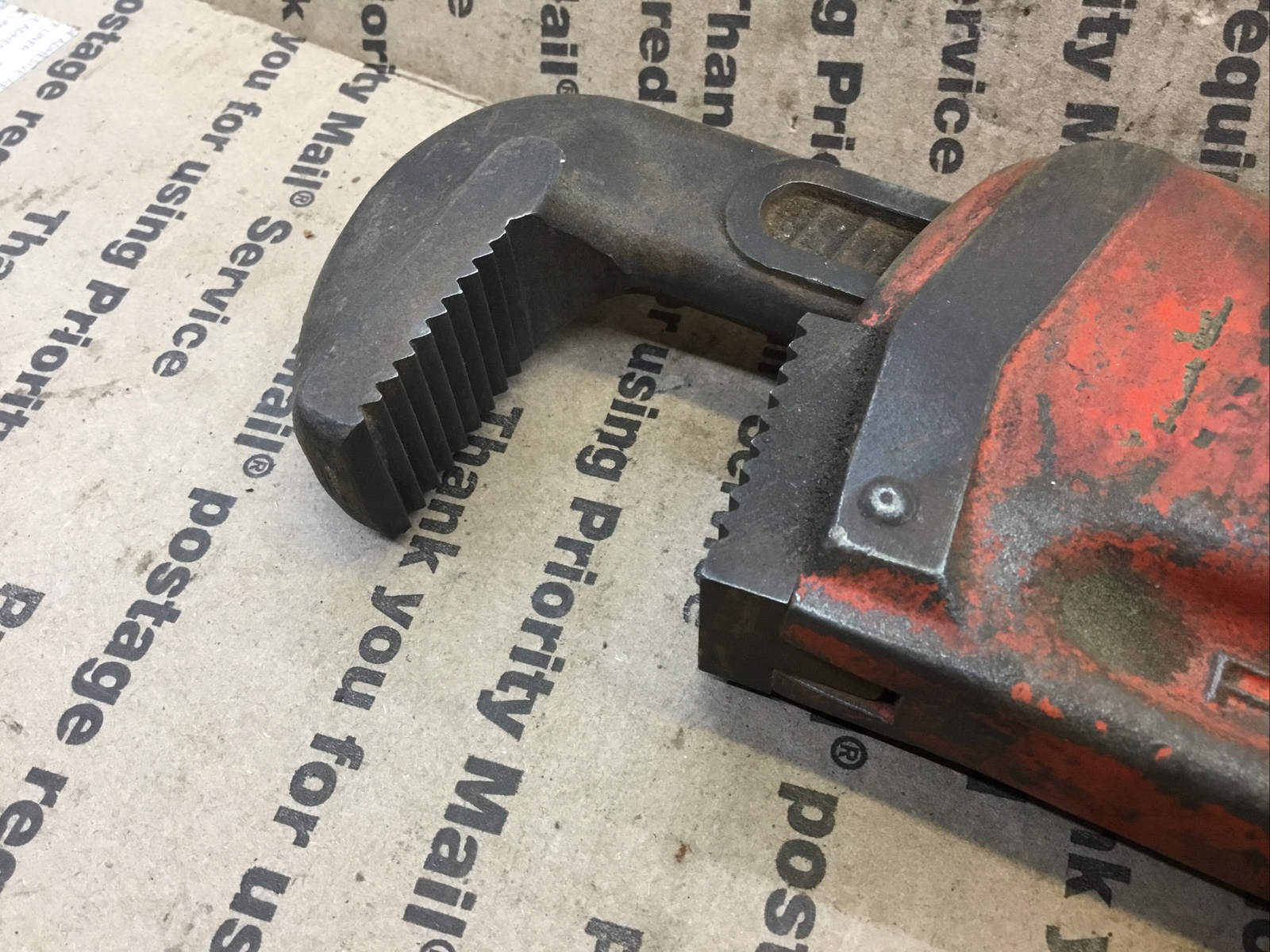 Rigid 14in Pipe Wrench Good Jaws USED