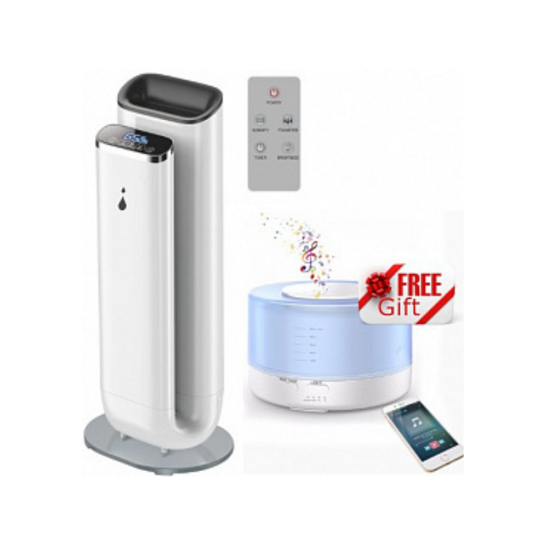 Ecoquest Large & Small Cool Mist Humidifier 2-Pack  Humidifiers