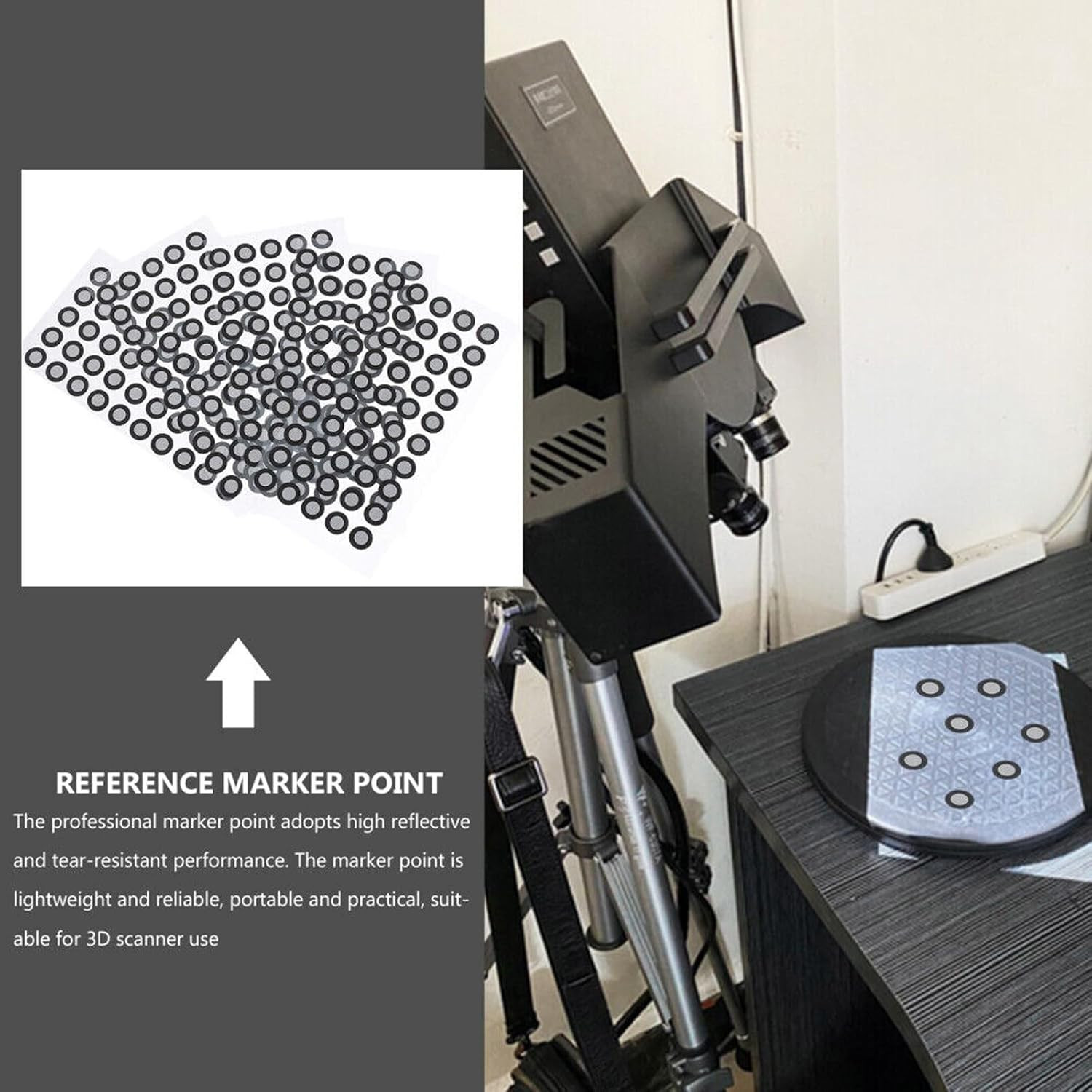 3D Scanning Dots Scanning Markers Tracking Dots For 3D Scanning High Reflective
