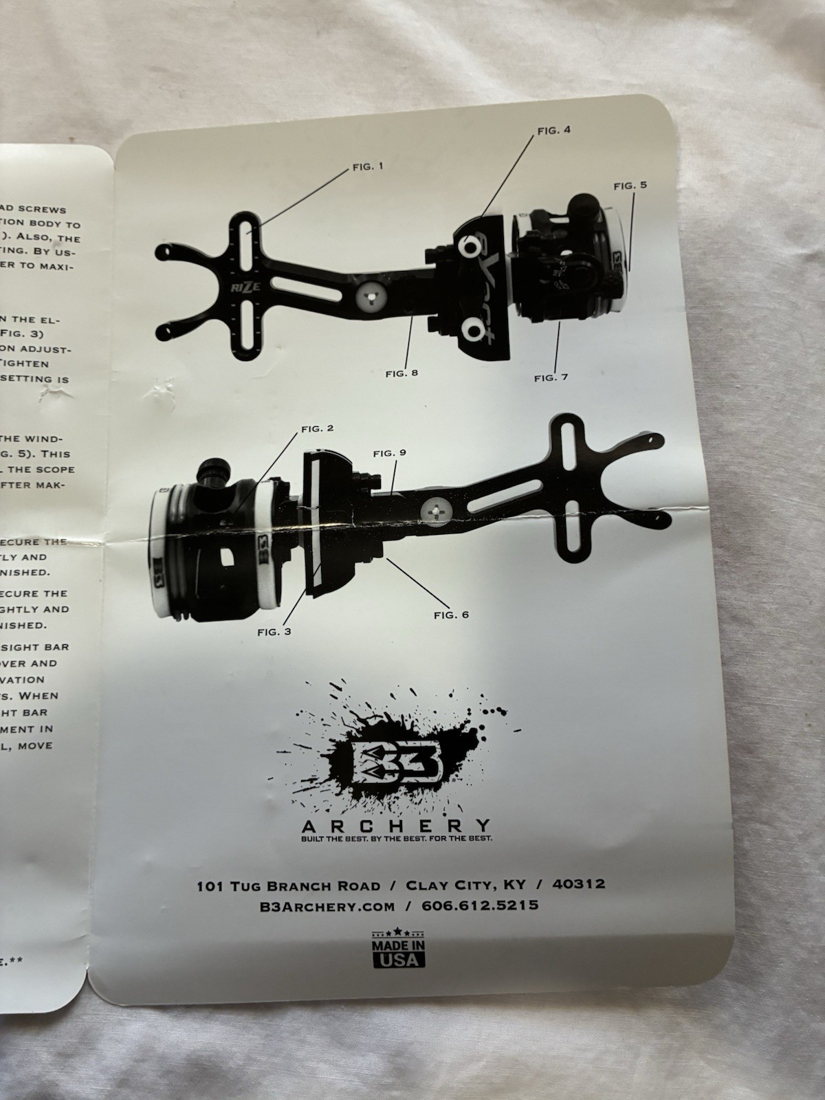 b3 archery sight