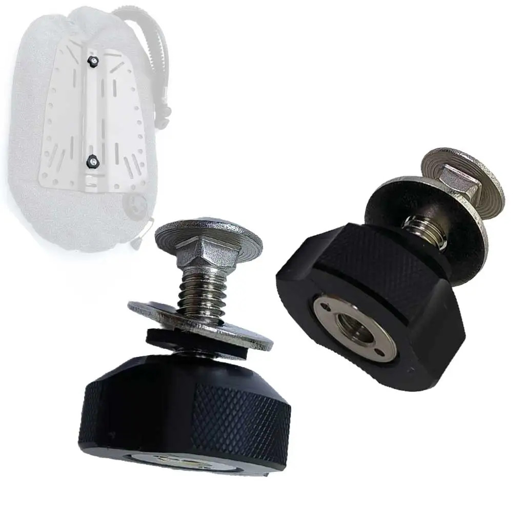 Scuba BCD Wing Hand Knob Quick Release Stainless Steel Thumb Screw