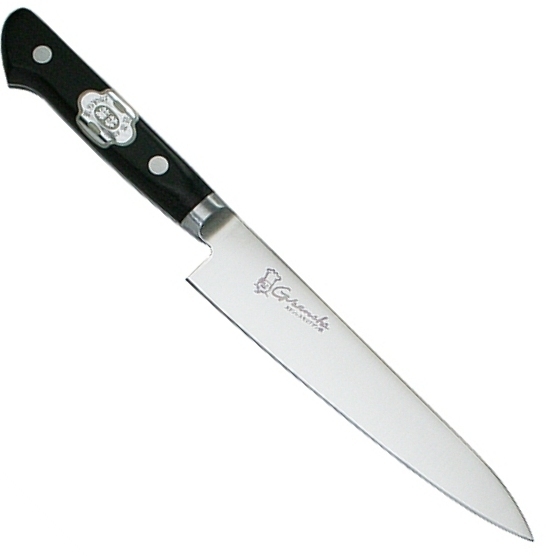 KANETSUNE Petty 150mm AUS-8 Steel Plywood With Steel Bolster Handle KC-727 *NEW*