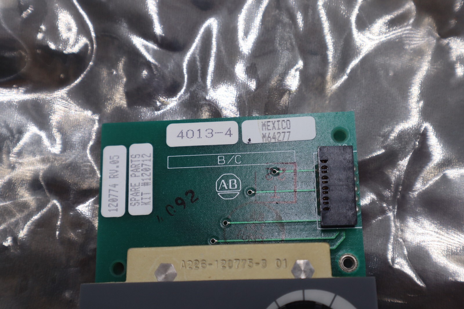 Allen Bradley 135466 Operator Keypad Panel Board #2344