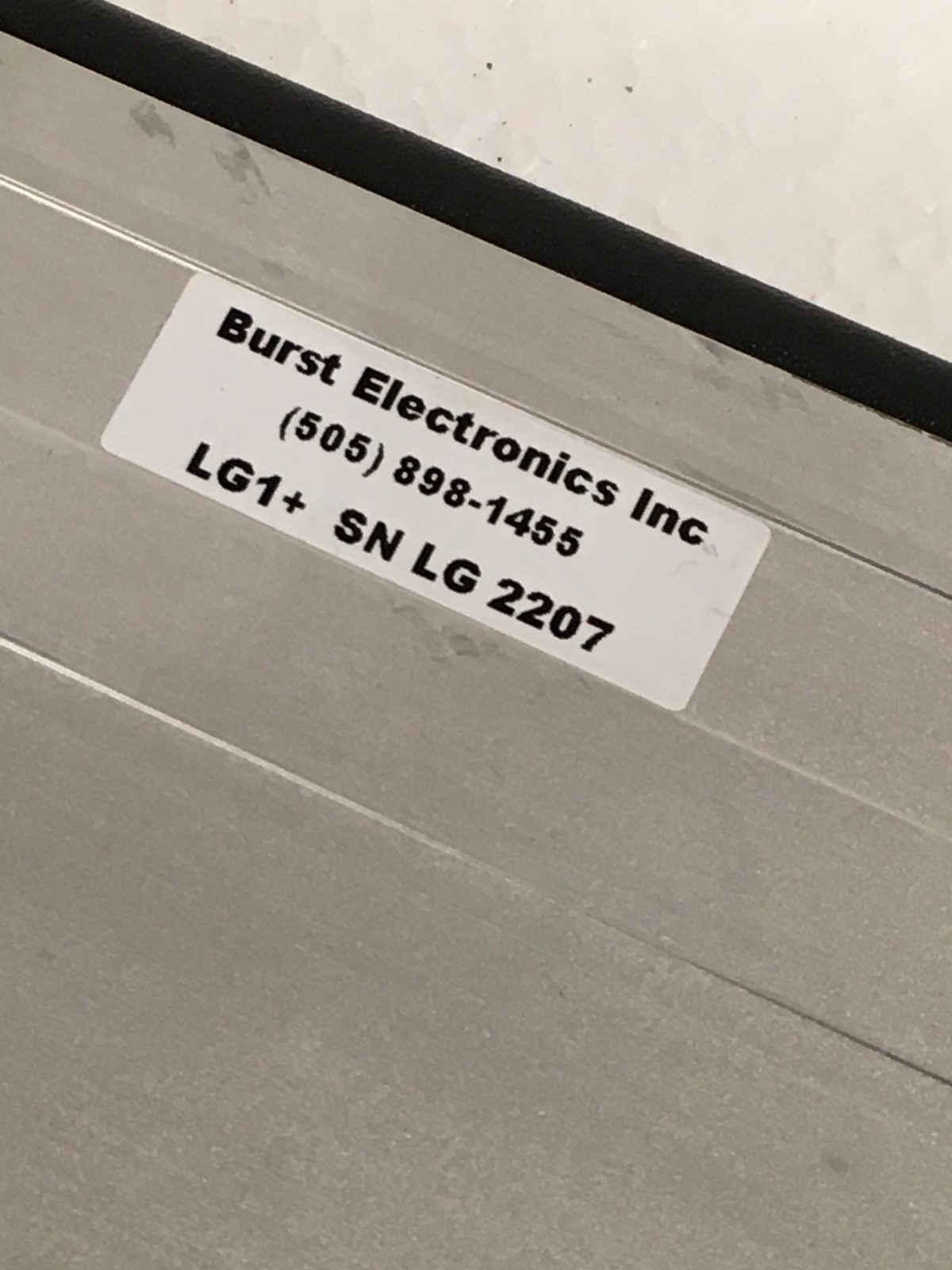 Burst Electronics LG-1 Plus Digital Logo Generator, No Ac Adapter, WORKING QTY