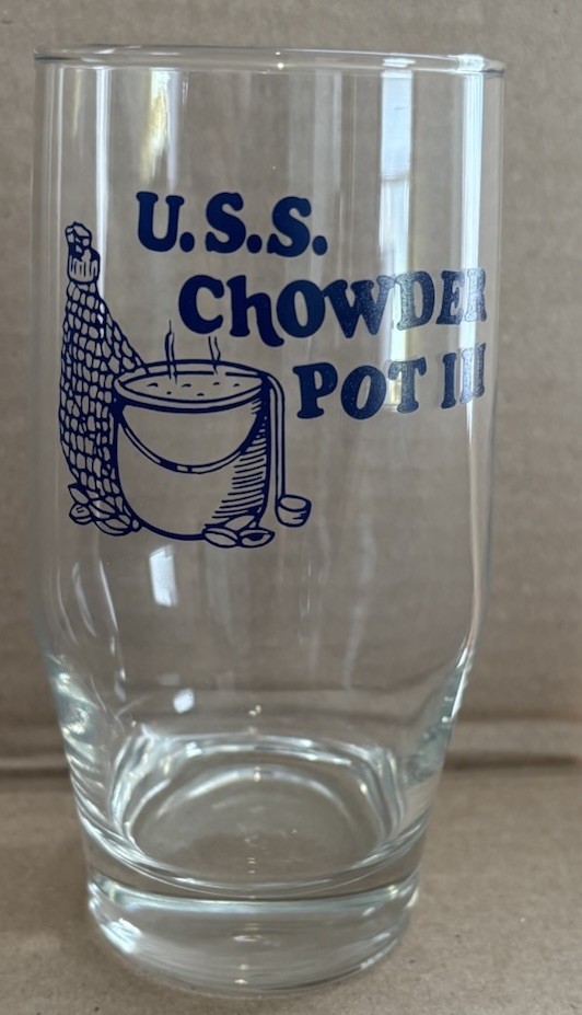 U.S.S. Chowder Pot III Branford CT Permanently Closed Landmark Restaurant Glass