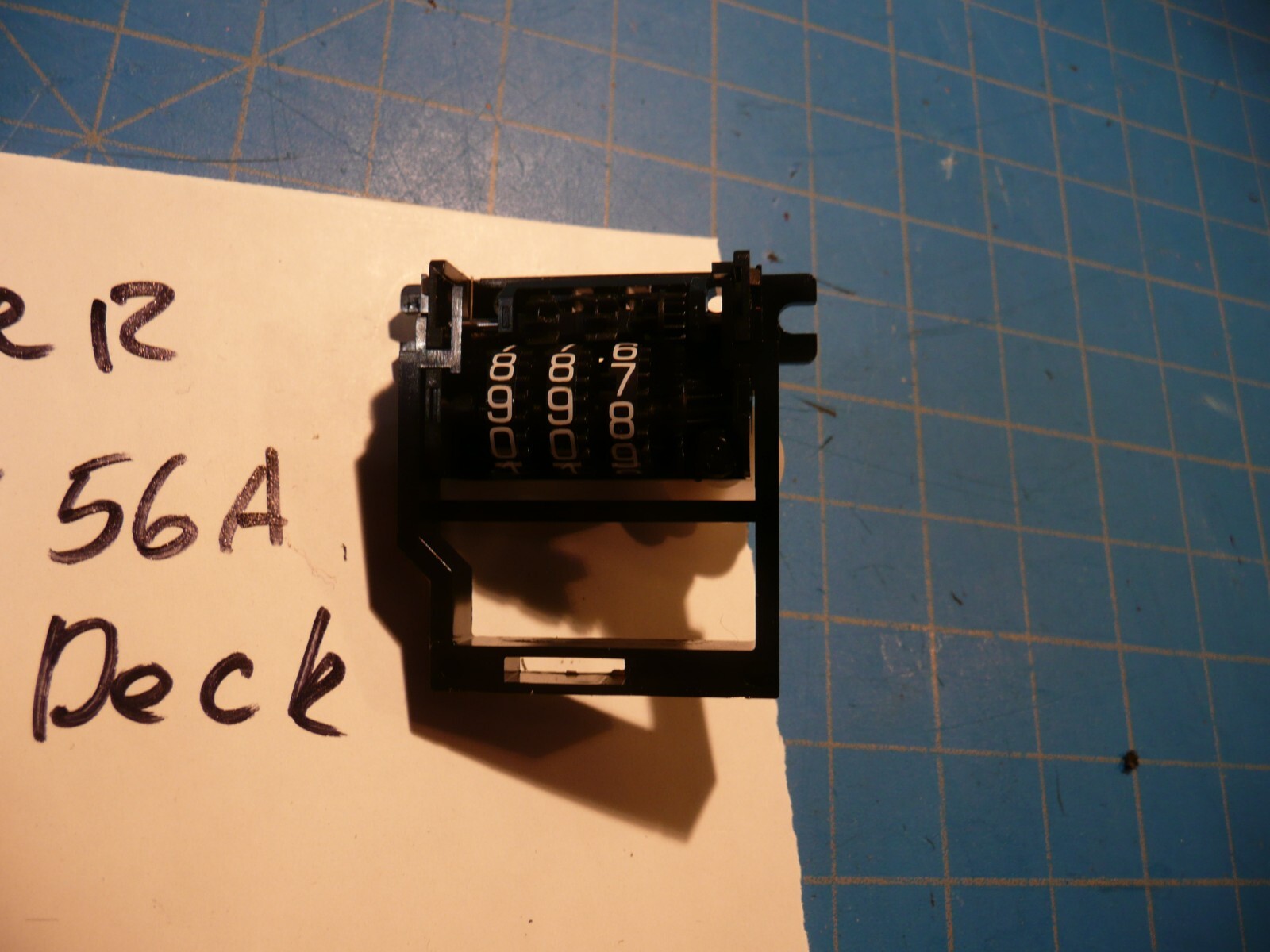Fisher CR-W56A Cassette Deck Replacement Parts Tape Counter