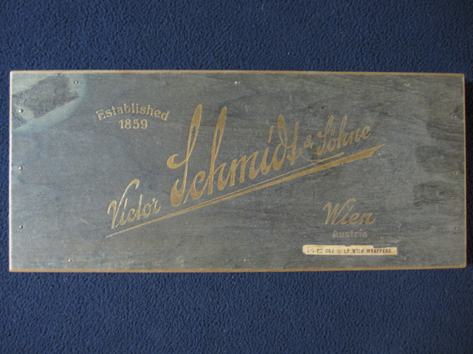 Victor Schmidt and Sons (SÖHNE) Box Wien Austria Riviera Nr. 504 Choc. Bon-Bons