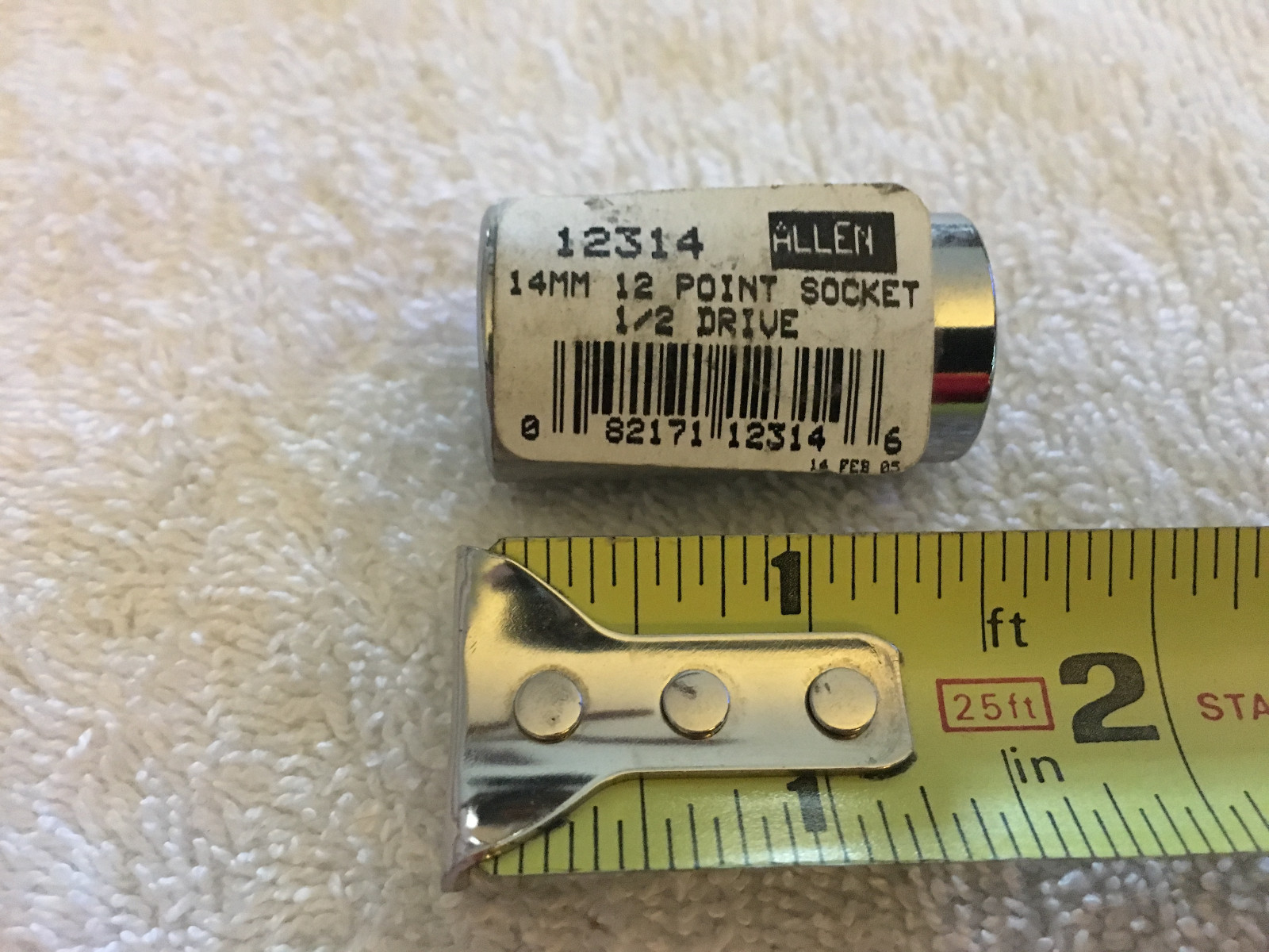 Allen 14mm 12 Point Socket 1/2 Drive 12314 - New